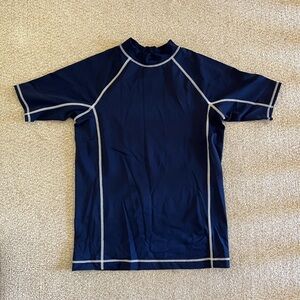 Lands End navy blue rashguard